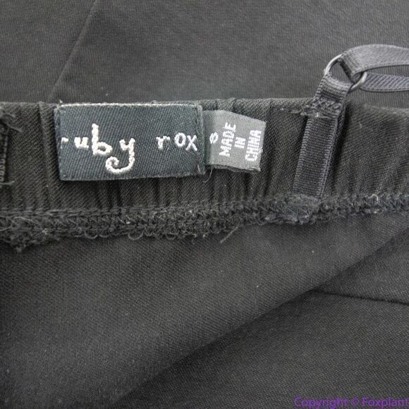 Ruby Rox black mini‎ bodycon dress spaghetti strap, size S - Picture 11 of 12